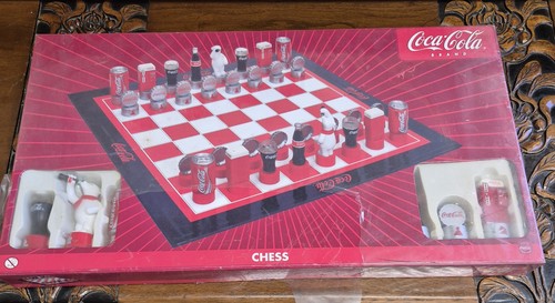 Coca cola chess set board - coca,