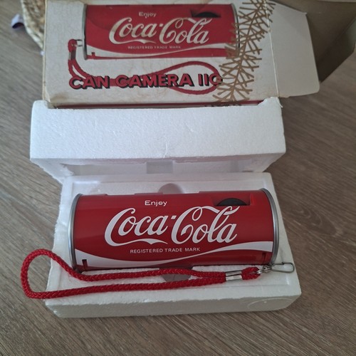Vintage coca cola can camera - can,