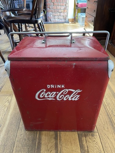 Coke cola vintage cooler - cooler, box