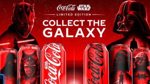 Coca cola star wars - star, x