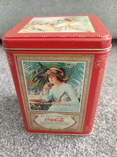 Coca cola metal storage - coca-cola,