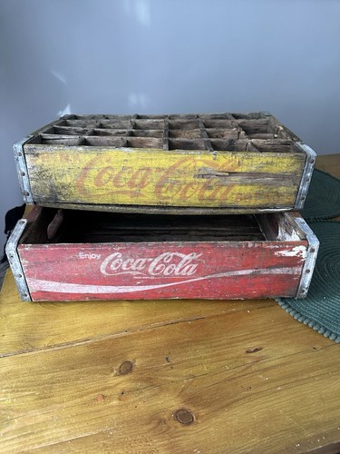 Vintage coca cola wooden - cola,