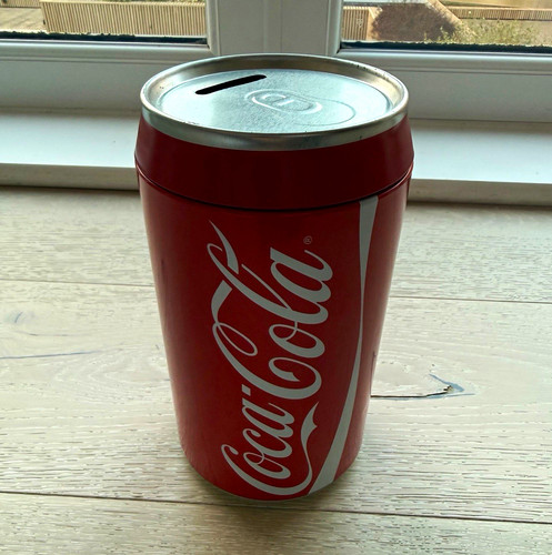 Vintage coca cola can - can, shaped