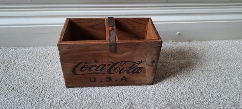 Vintage coca cola wooden crate - vintage,
