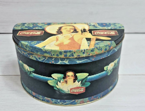 Vintage coca cola tin 1992 - vintage,