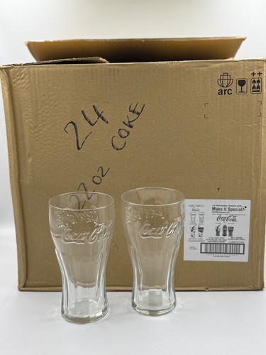 Coca cola glasses clear - coca,