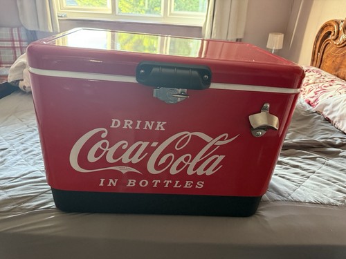 Retro coca cola cool box - cola, with