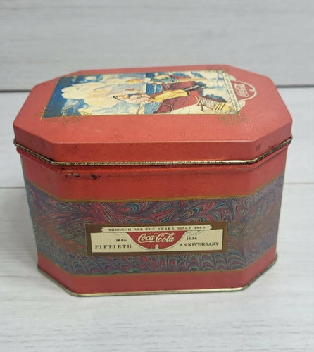 Vintage coca cola - tin, 1991