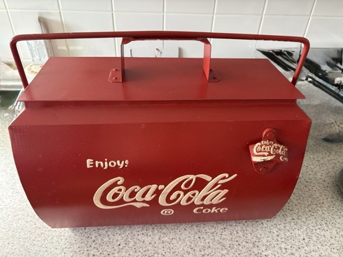Coca cola vintage cooler box - coca,