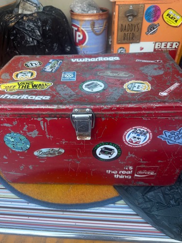 Vintage coca cola - ice, chest