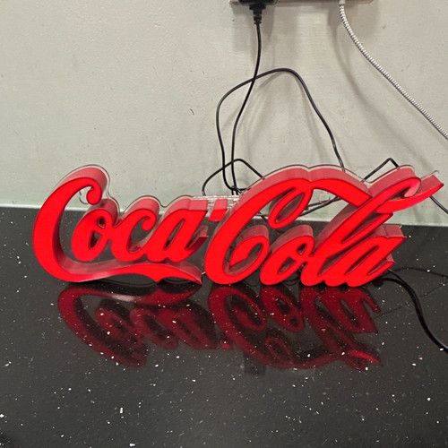 Coca cola red led - red, light